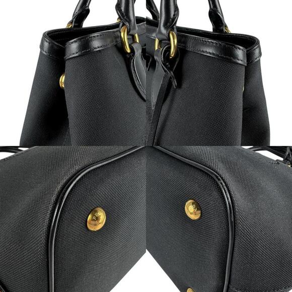 PRADA Black Leather Shoulder Bag - Picture 3 of 5